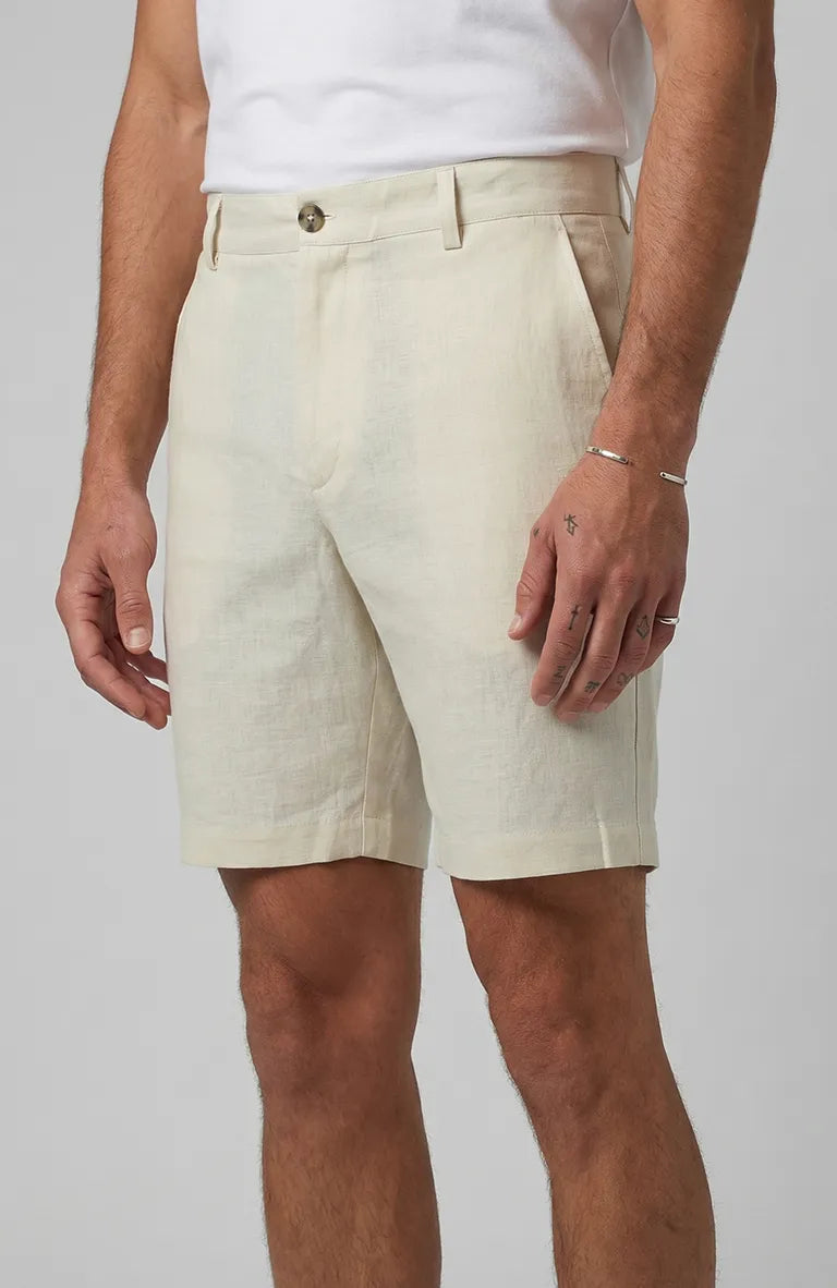 Linen Shorts in Light-Sand