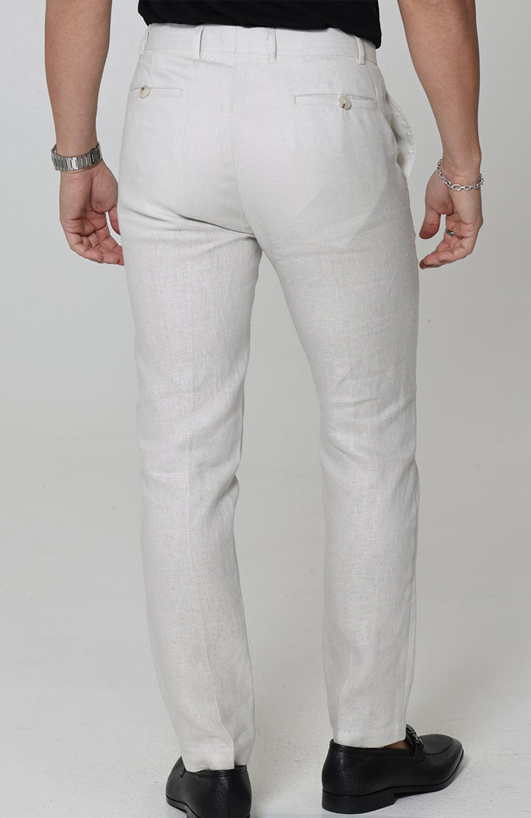 Men's Verona Linen pants in Light Sand