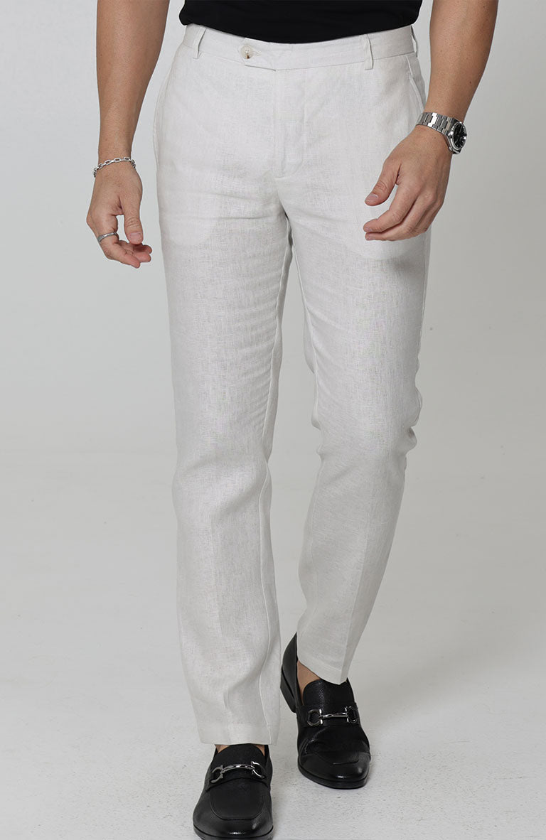 Men's Verona Linen pants in Light Sand
