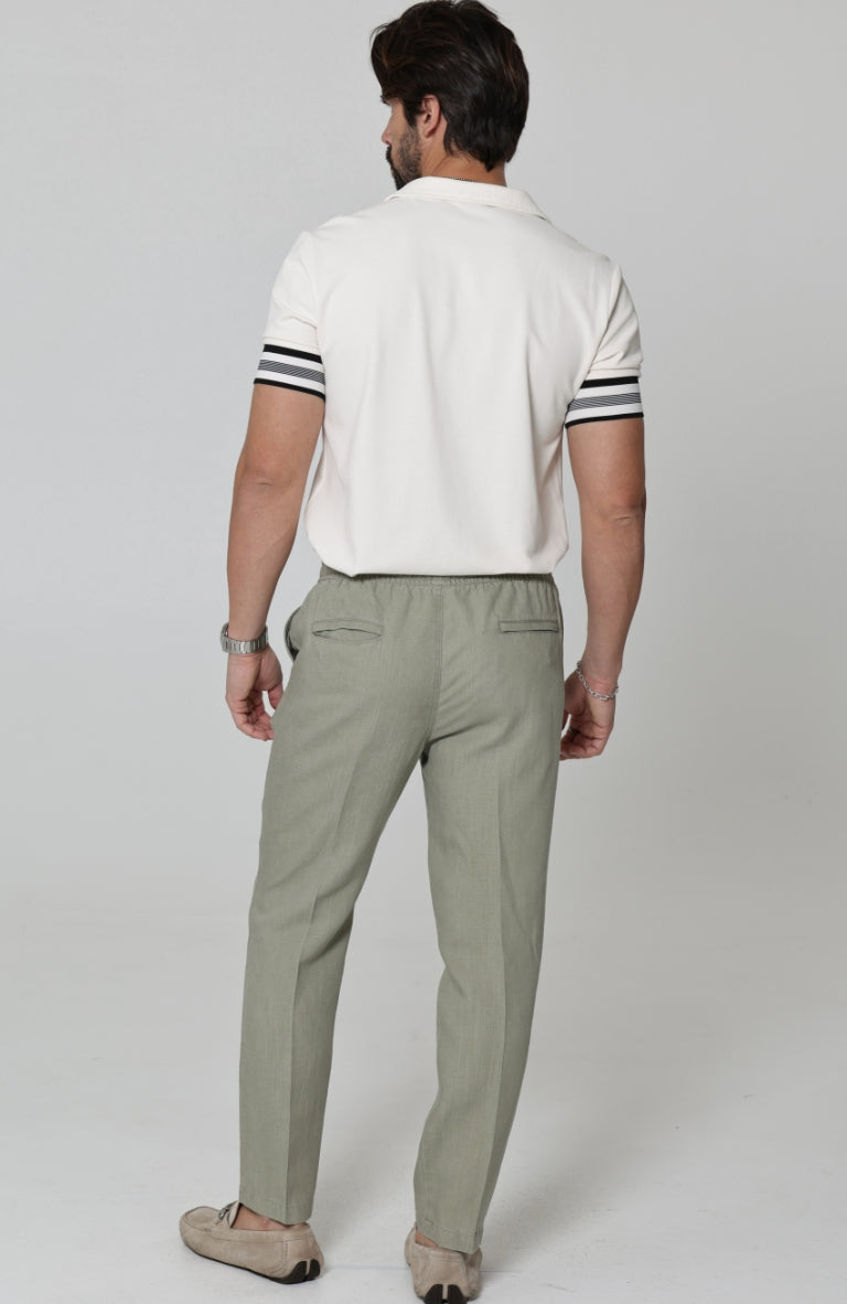 Men's Velero Lightweight Linen Pants in Sage