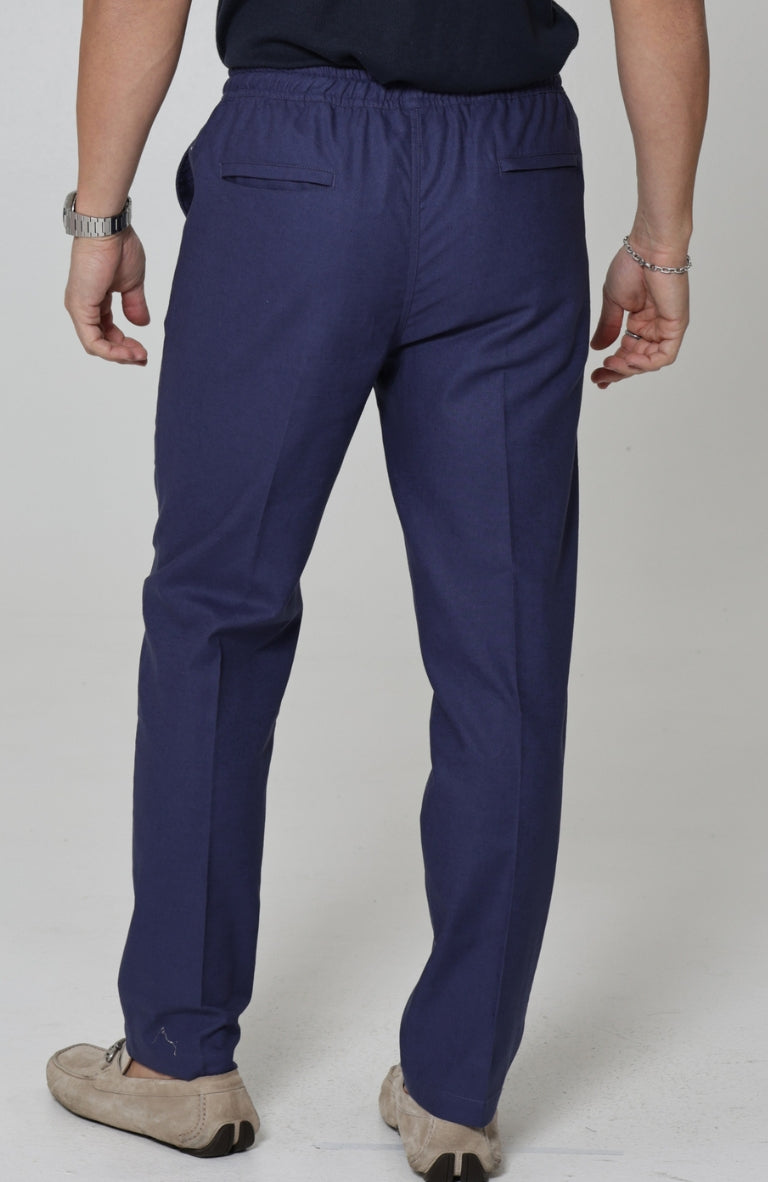 Men's Velero Lightweight Linen Pants in SoftNavy